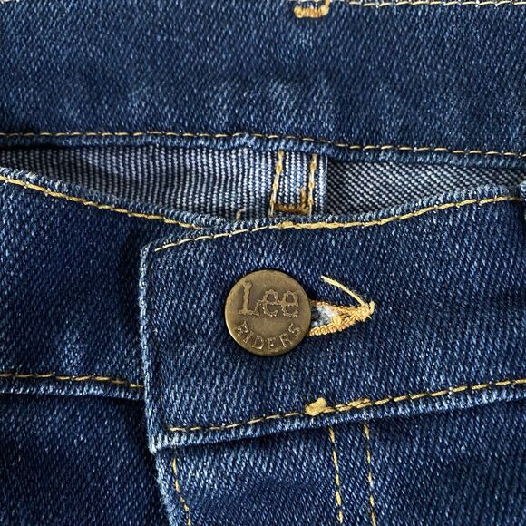 Vintage Lee Riders Jeans Mens 30x29 Blue Polyester Blend USA Union Made (Tag 32) - Picture 14 of 16